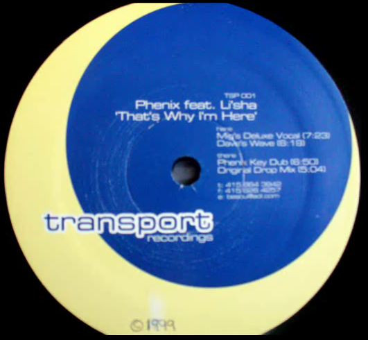 DJ Phenix Feat. Lisa Shaw - That's Why I'm Here | Transport Recordings (TSP 001) - main