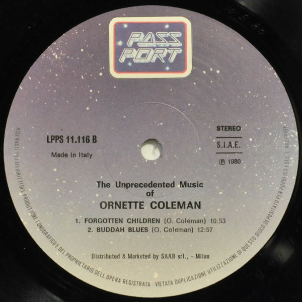 Ornette Coleman - The Unprecedented Music Of Ornette Coleman | Lotus (LPPS 11.116) - 4 Ornette Coleman - The Unprecedented Music Of Ornette Coleman | Lotus (LPPS 11.116) - 4