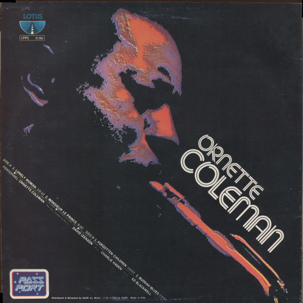Ornette Coleman - The Unprecedented Music Of Ornette Coleman | Lotus (LPPS 11.116) - 2 Ornette Coleman - The Unprecedented Music Of Ornette Coleman | Lotus (LPPS 11.116) - 2