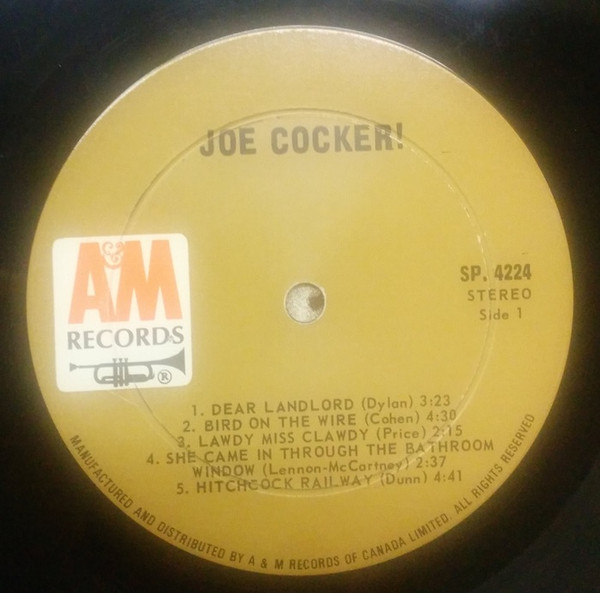 Joe Cocker - Joe Cocker! | A&M Records (SP 4224) - 3