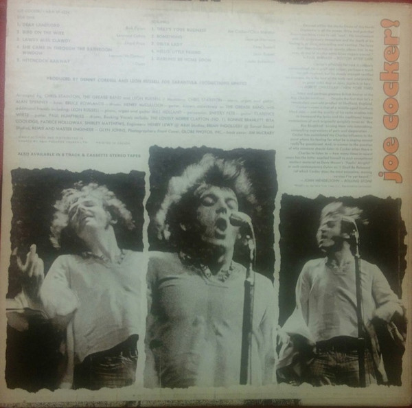 Joe Cocker - Joe Cocker! | A&M Records (SP 4224) - 2