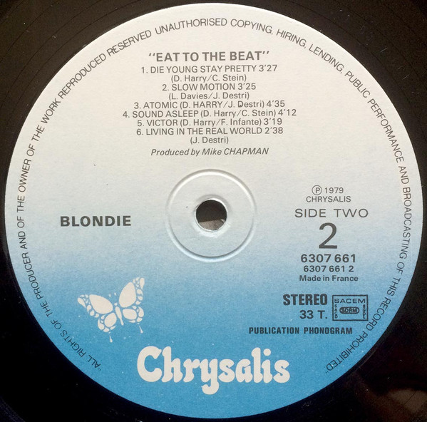Blondie - Eat To The Beat | Chrysalis (6307 661) - 4