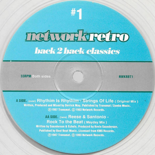 Rhythim Is Rhythim / Reese & Santonio - Network Retro #1 - Back 2 Back Classics | Network Records (NWKBBT1) - main