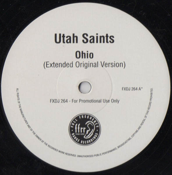Utah Saints - Ohio | FFRR (FXDJ 264) - main