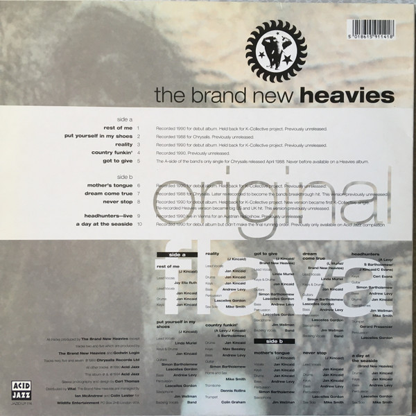 The Brand New Heavies - Original Flava | Acid Jazz (JAZID LP 114) - 2 The Brand New Heavies - Original Flava | Acid Jazz (JAZID LP 114) - 2