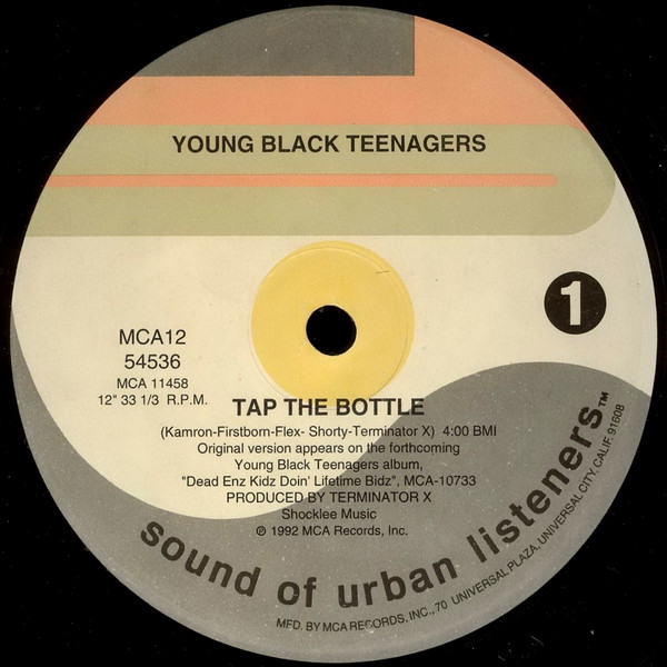 Young Black Teenagers - Tap The Bottle (12") [Vinyl] | SOUL (MCA12 54536) - 3