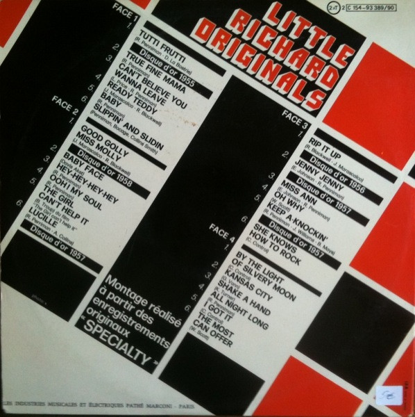 Little Richard - Originals | Specialty (2C 154-93389/90) - 2