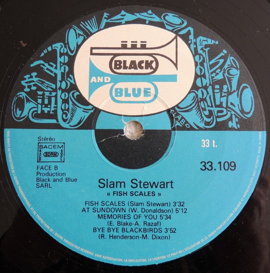 Slam Stewart - Fish Scales | Black And Blue (33.109) - 4