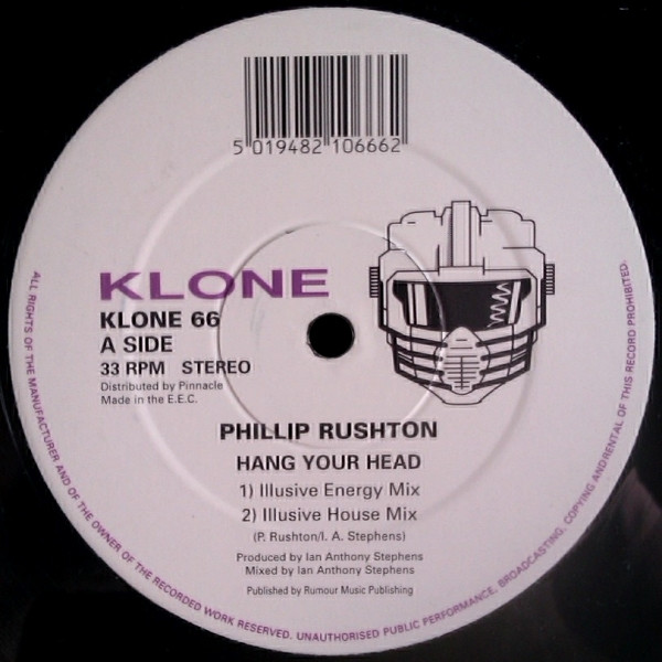 Phillip Rushton - Hang Your Head | Klone Records (KLONE 66) - main Phillip Rushton - Hang Your Head | Klone Records (KLONE 66) - main