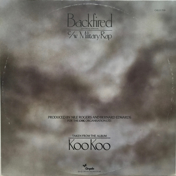 Debbie Harry - Backfired | Chrysalis (CHS 12 2526)