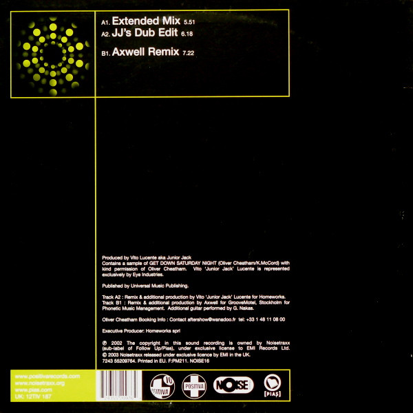 Room 5 Featuring Oliver Cheatham - Make Luv | Positiva (12TIV 187) - 2