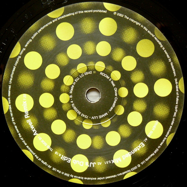 Room 5 Featuring Oliver Cheatham - Make Luv | Positiva (12TIV 187) - 4