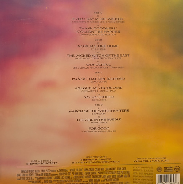 Stephen Schwartz - Wicked: For Good (The Soundtrack) | Republic Records (602478756283) - 2