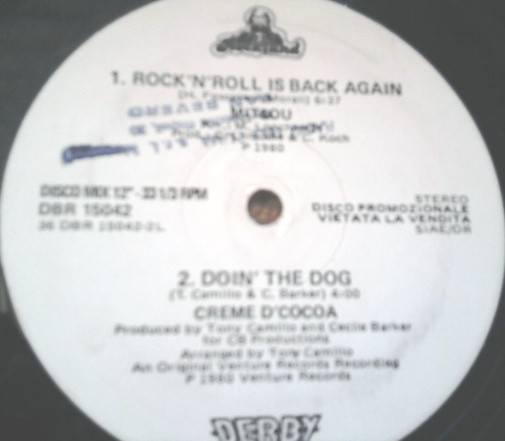 Rinder & Lewis / Unique / Mitsou / Creme D'Cocoa - Willie And The Hand Jive / Keep On Making Me High / Rock 'N' Roll Is Back Again / Doin' The Dog | AVI Records (DBR 15042) Rinder & Lewis / Unique / Mitsou / Creme D'Cocoa - Willie And The Hand Jive / Keep On Making Me High / Rock 'N' Roll Is Back Again / Doin' The Dog | AVI Records (DBR 15042)