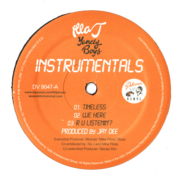 Illa J - Yancey Boys (Instrumentals) | Delicious Vinyl (DV 9047) - 4 Illa J - Yancey Boys (Instrumentals) | Delicious Vinyl (DV 9047) - 4
