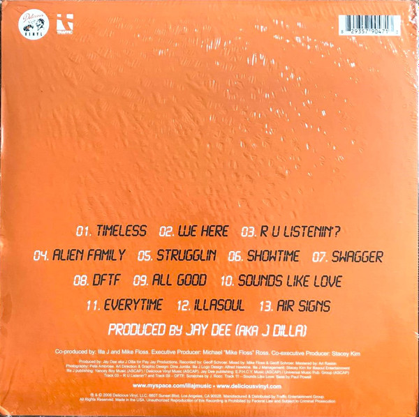 Illa J - Yancey Boys (Instrumentals) | Delicious Vinyl (DV 9047) - 2 Illa J - Yancey Boys (Instrumentals) | Delicious Vinyl (DV 9047) - 2