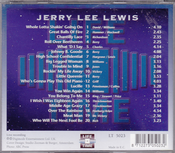 Jerry Lee Lewis - Great Balls Of Fire | Life Time (LT 5023) - 3