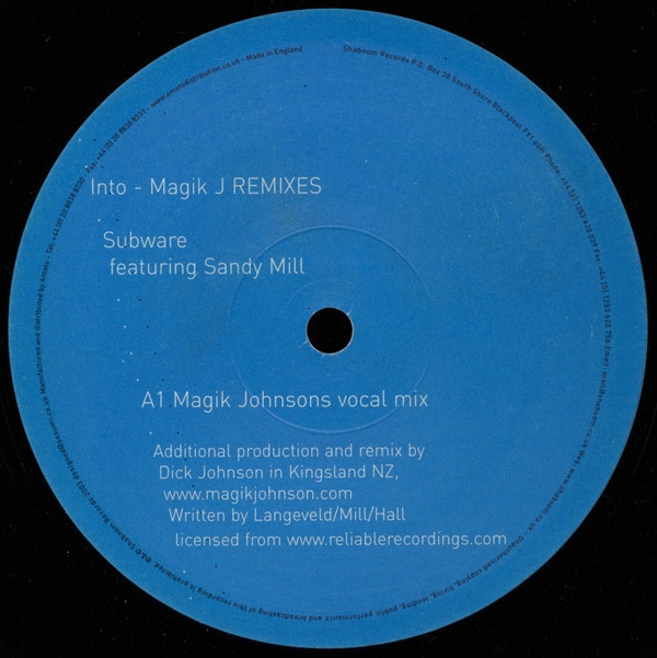 Subware - Into (Magik J Remixes) | Shaboom Records (SHAB 067)