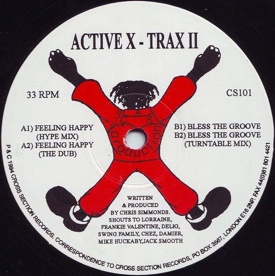 Chris Simmonds - Active X-Trax II | Cross Section Records (CS101) - main