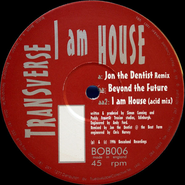 Transverse - I Am House | Bosca Beats (BOB006) - main