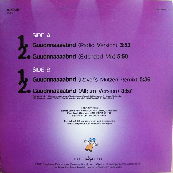 Mainzelmännchen - Guudnnaaaabnd | Dance Pool (DANSAMP 2949 6)