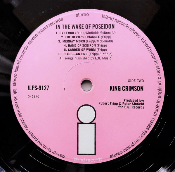 King Crimson - In The Wake Of Poseidon | Island Records (ILPS 9127) - 6