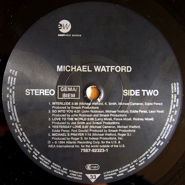 Michael Watford - Michael Watford | EastWest Records America (7567-92323-1) - 4