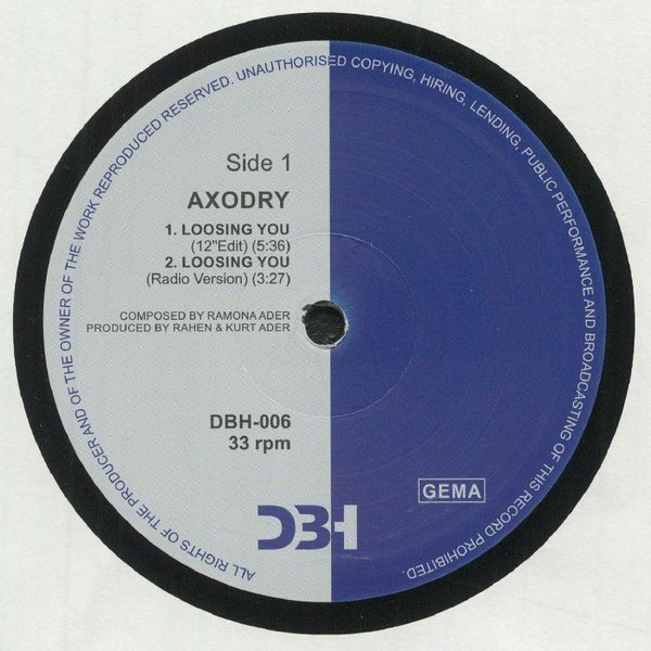 Axodry - Loosing You | DBH Music (DBH-006) - main