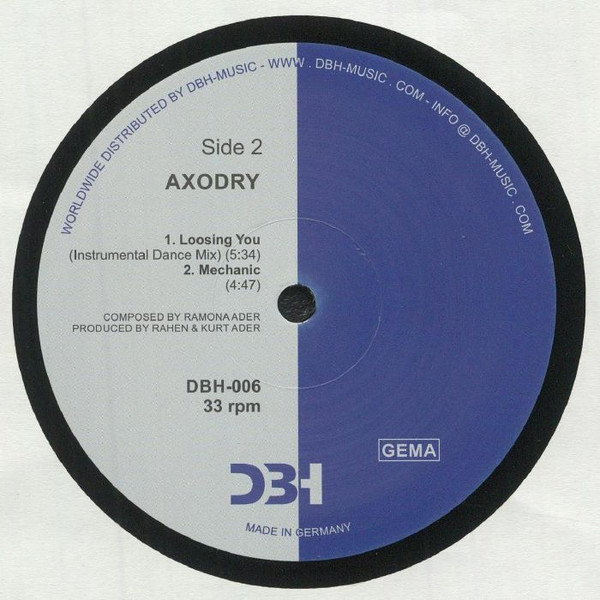 Axodry - Loosing You | DBH Music (DBH-006) - 2