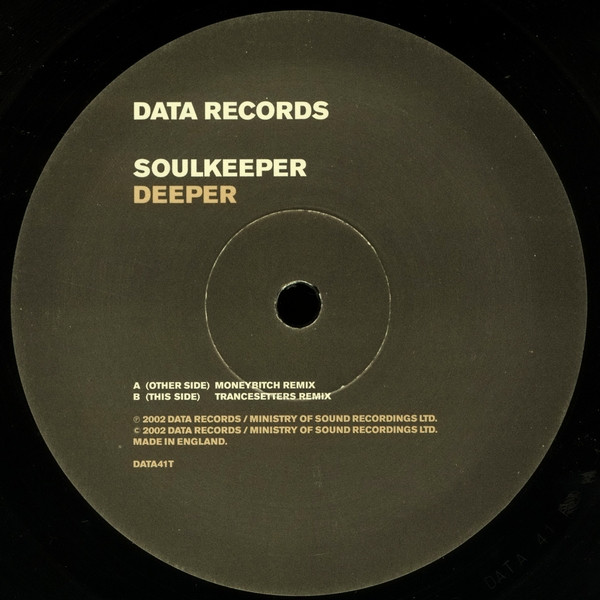 Soulkeeper - Deeper | Data Records (DATA41T) - 2