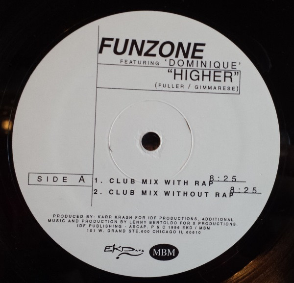 Funzone Featuring Dominique - Higher | EKD / MBM (S-32793)