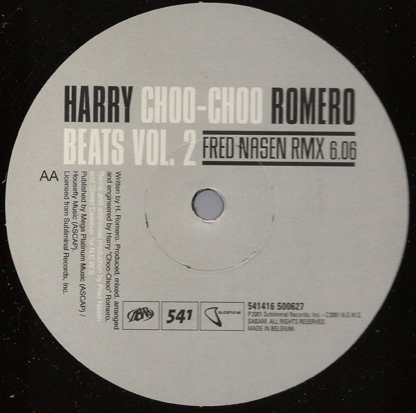 Harry "Choo Choo" Romero - Beats Vol. 2 | 541 (541416 500627) - 2