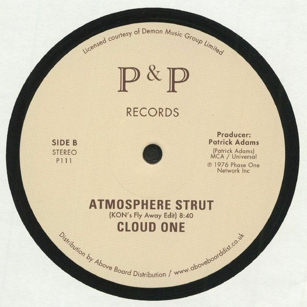 Cloud One - Atmosphere Strut | P&P Records (P111) - main