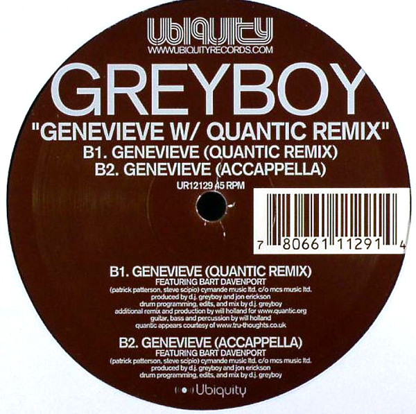 Greyboy - Genevieve | Ubiquity (UR12129) - 2 Greyboy - Genevieve | Ubiquity (UR12129) - 2