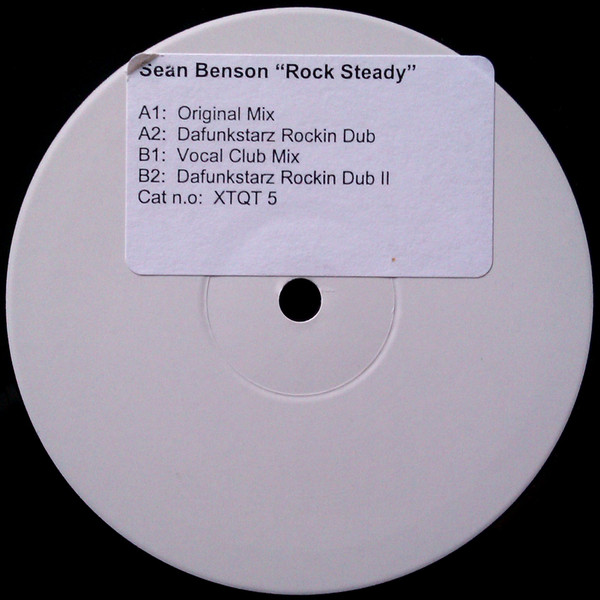 Sean Benson - Rock Steady | Extatique (XTQT 5) - main Sean Benson - Rock Steady | Extatique (XTQT 5) - main
