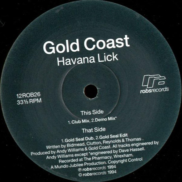 Gold Coast - Havana Lick | Robs Records (12 ROB 26)