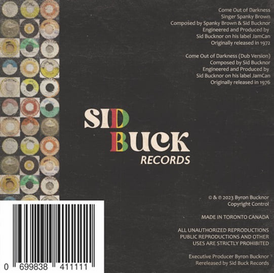 Sid Bucknor , Spanky Brown - Come Out Of Darkness | Sid Buck Records (none) - 2