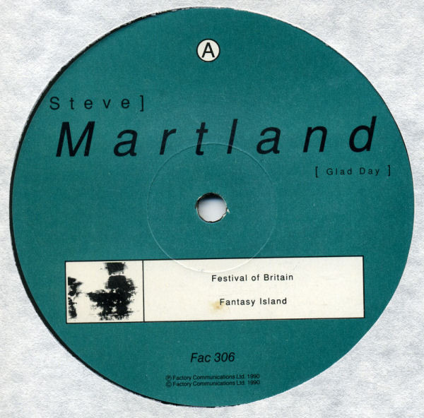 Steve Martland - Glad Day | Factory Classical (Fac 306) - 3