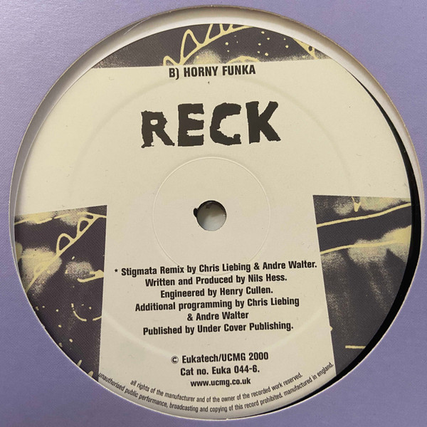 Reck - Dragons Turning (Rmx) / Horny Funka | Eukatech (EUKA044-6) - main