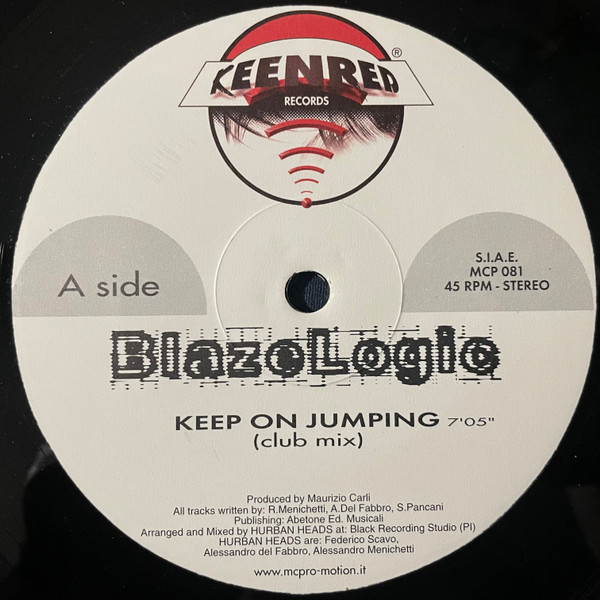 Blaze Logic - Keep On Jumping | Keenred Records (MCP 081)