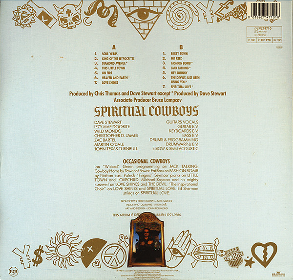 Dave Stewart And The Spiritual Cowboys - Dave Stewart And The Spiritual Cowboys | RCA (PL74710)