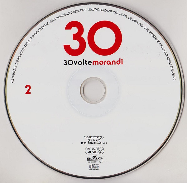 Gianni Morandi - 30 Volte Morandi | Mormora Music (74321628222 (2)) - 4