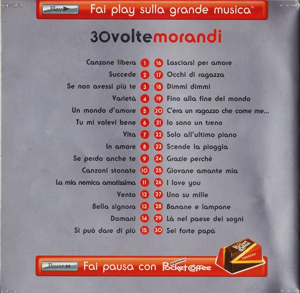 Gianni Morandi - 30 Volte Morandi | Mormora Music (74321628222 (2)) - 2