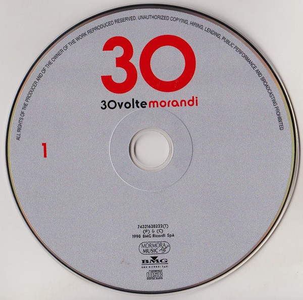 Gianni Morandi - 30 Volte Morandi | Mormora Music (74321628222 (2)) - 3