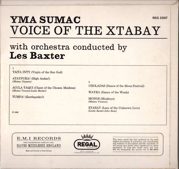 Yma Sumac - Voice Of The Xtabay | Regal (REG 2007) - 2