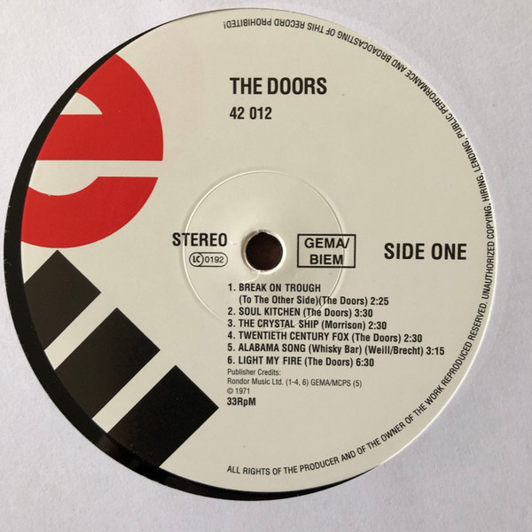 The Doors - The Doors | Elektra (42 012) - 3