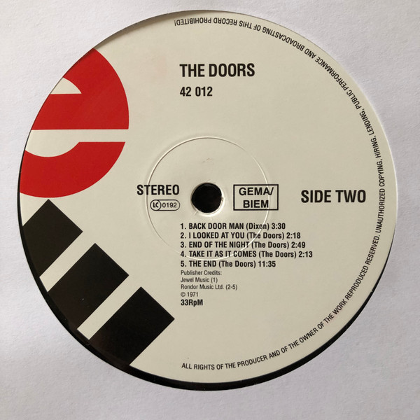 The Doors - The Doors | Elektra (42 012) - 4