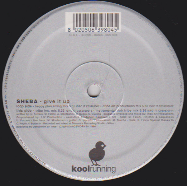 Sheba - Give It Up | Kool Running (KOOL 004)