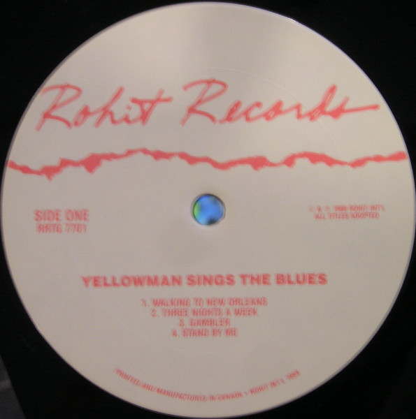 Yellowman - Sings The Blues | Rohit Records (RRTG 7701) - 3