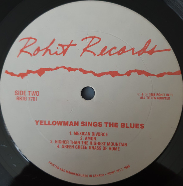 Yellowman - Sings The Blues | Rohit Records (RRTG 7701) - 4